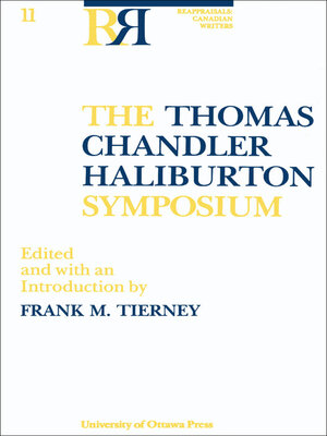 cover image of The Thomas Chandler Haliburton Symposium